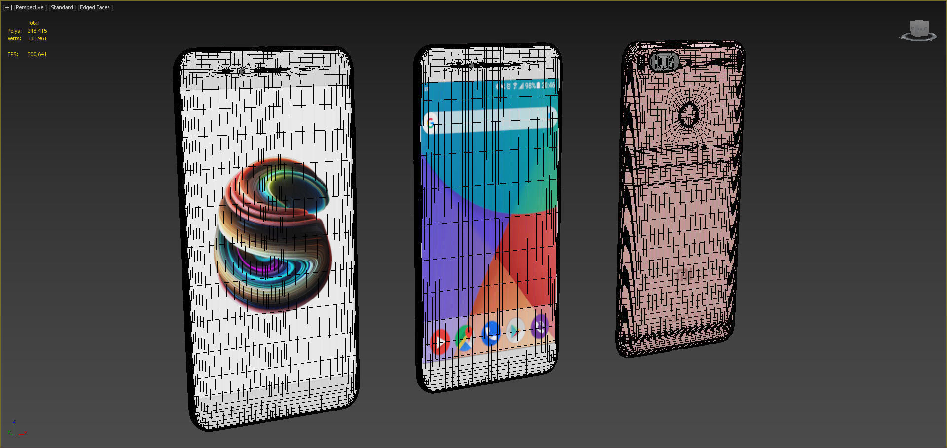 Xiaomi Mi A1 3 Color Pack 3D model_12