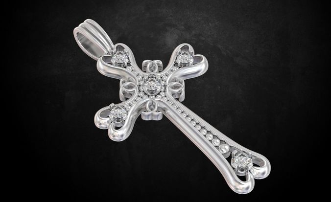  Cross female elegant 175 3D print model