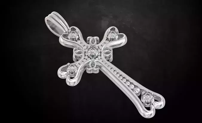  Cross female elegant 175 3D print model