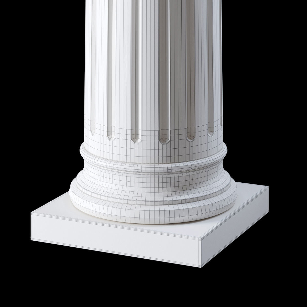01 Ionic column order 3D model_6