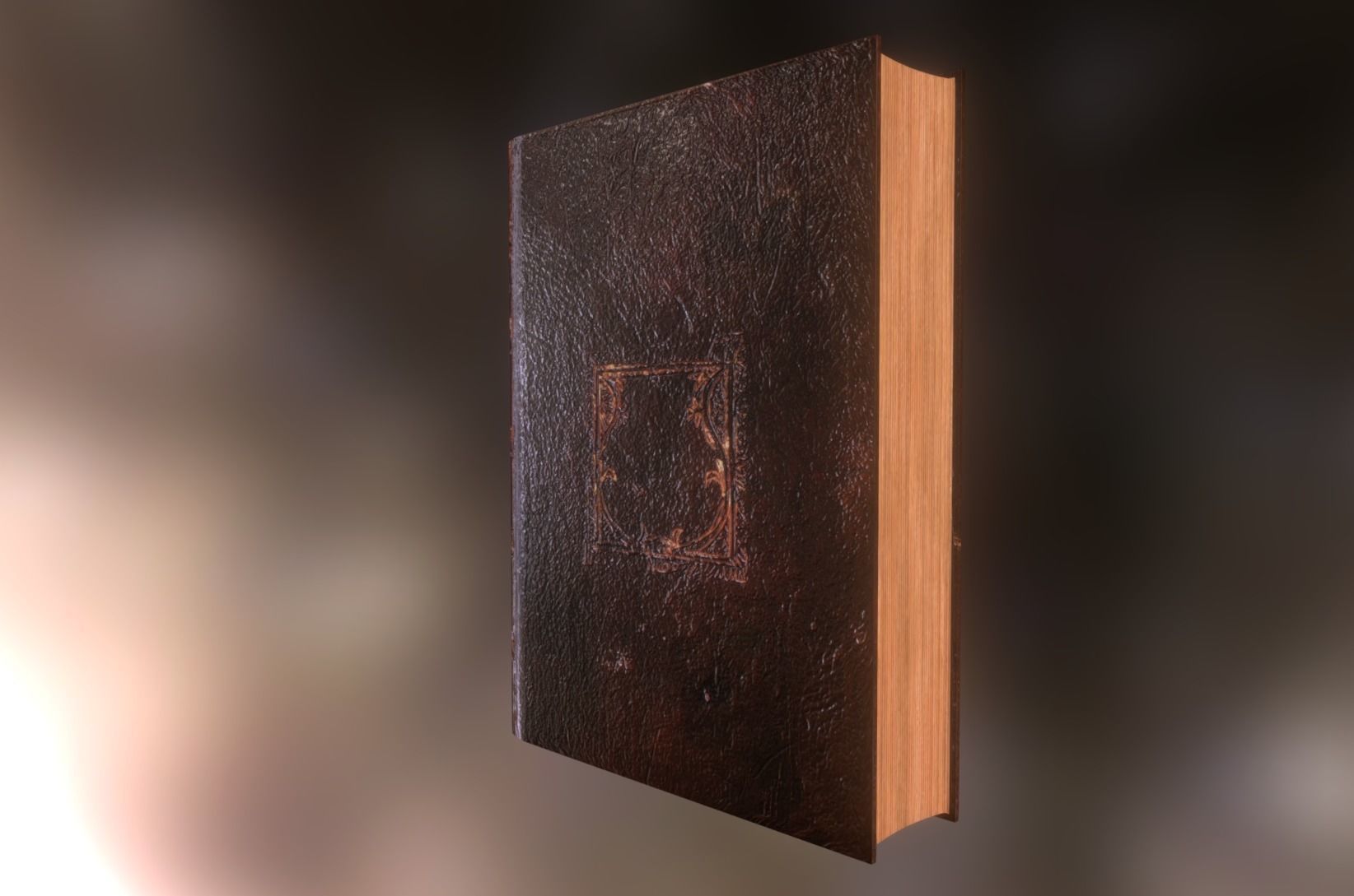 Low-poly Book Low-poly 3D model_0