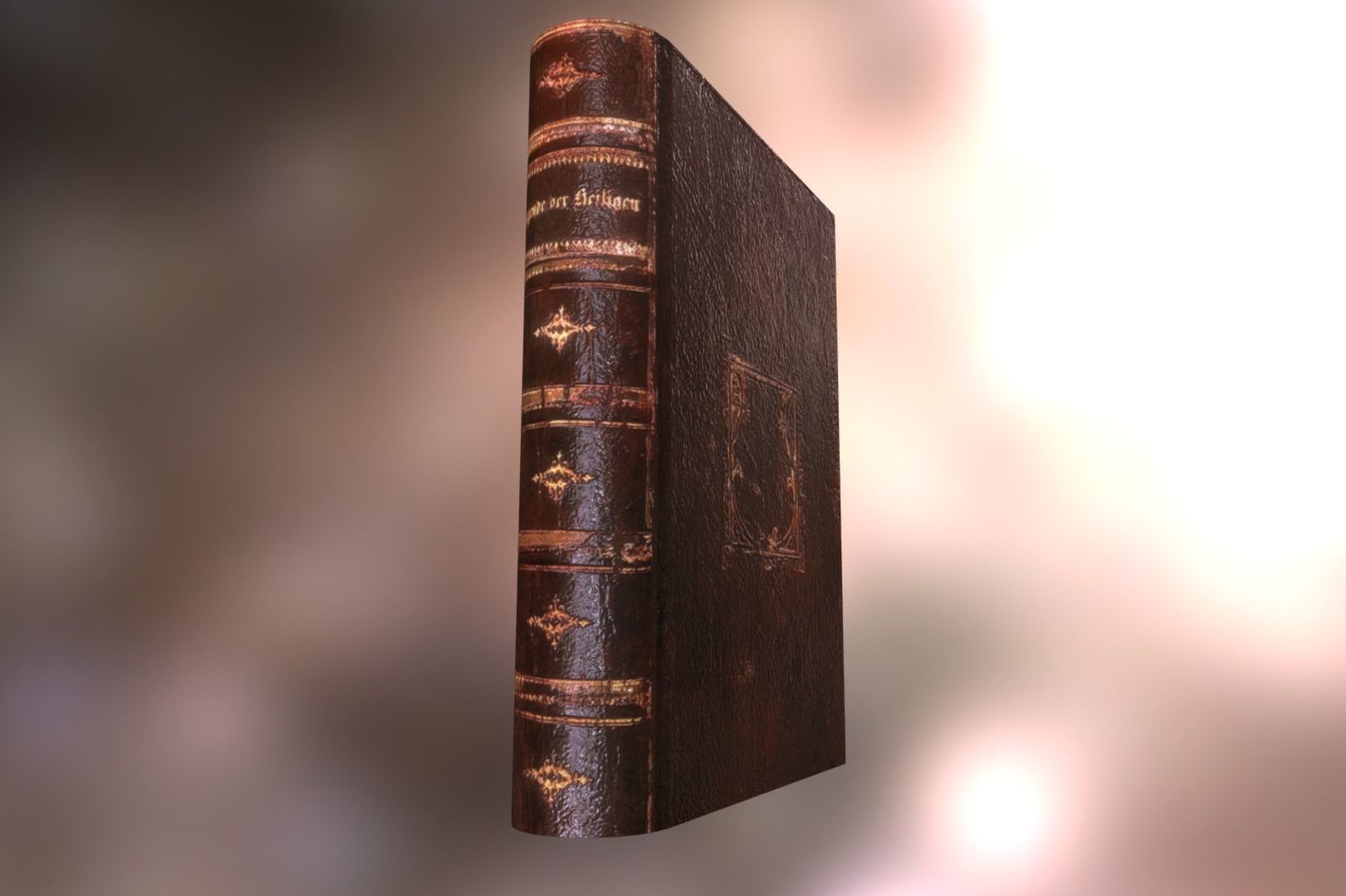 Low-poly Book Low-poly 3D model_2