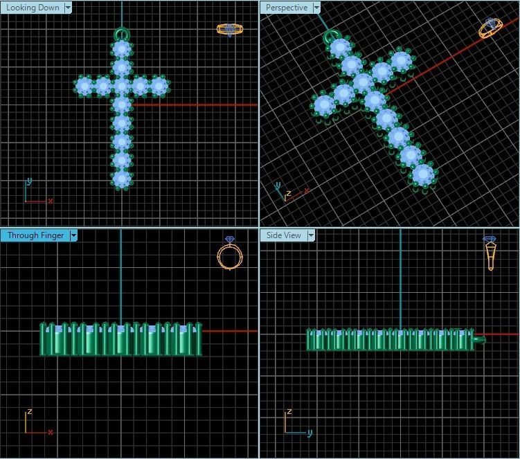 cross 0005 3D print model_2