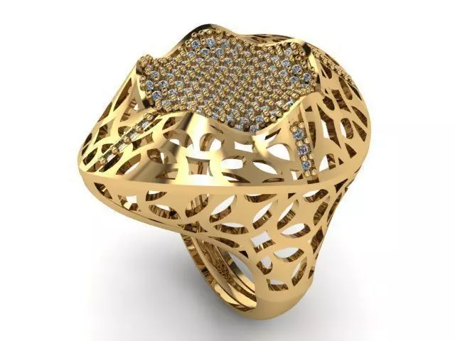  Ring R0203 3D print model_0