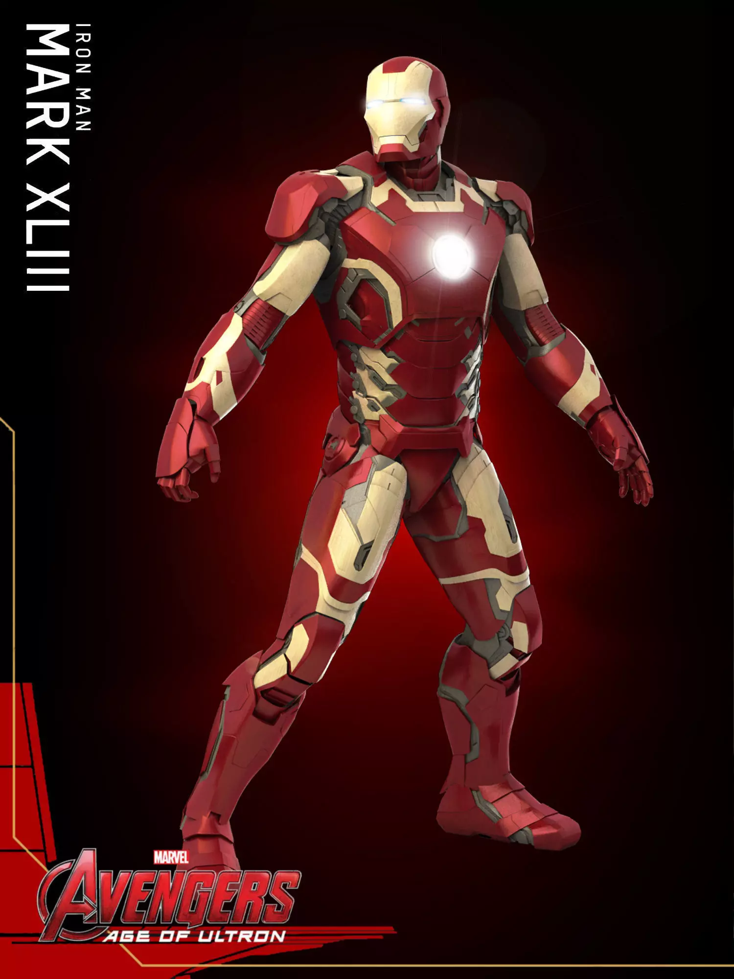 Iron man Mark 42 3D model_0