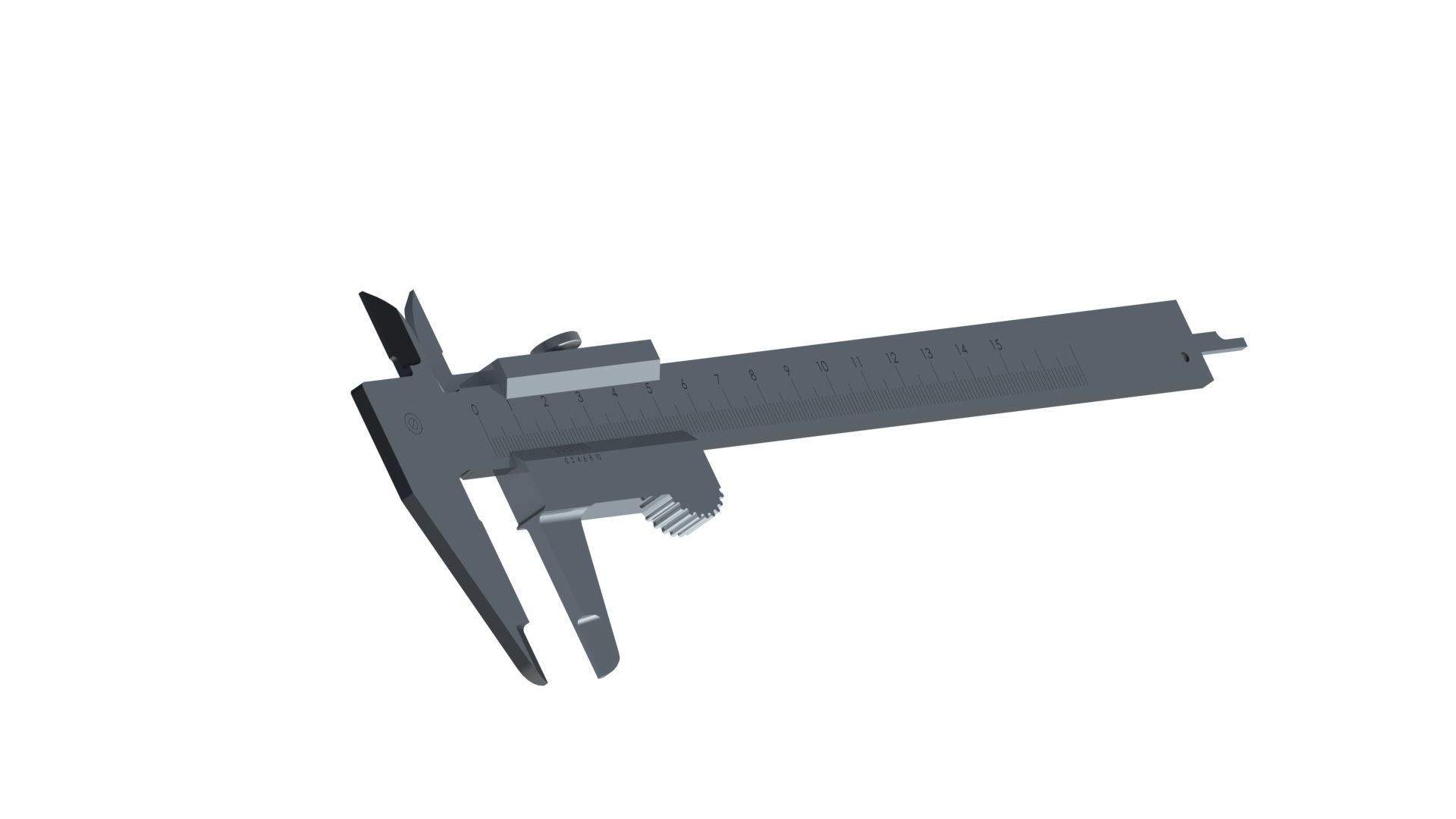 Vernier Caliper 0-150mm 3D model_20