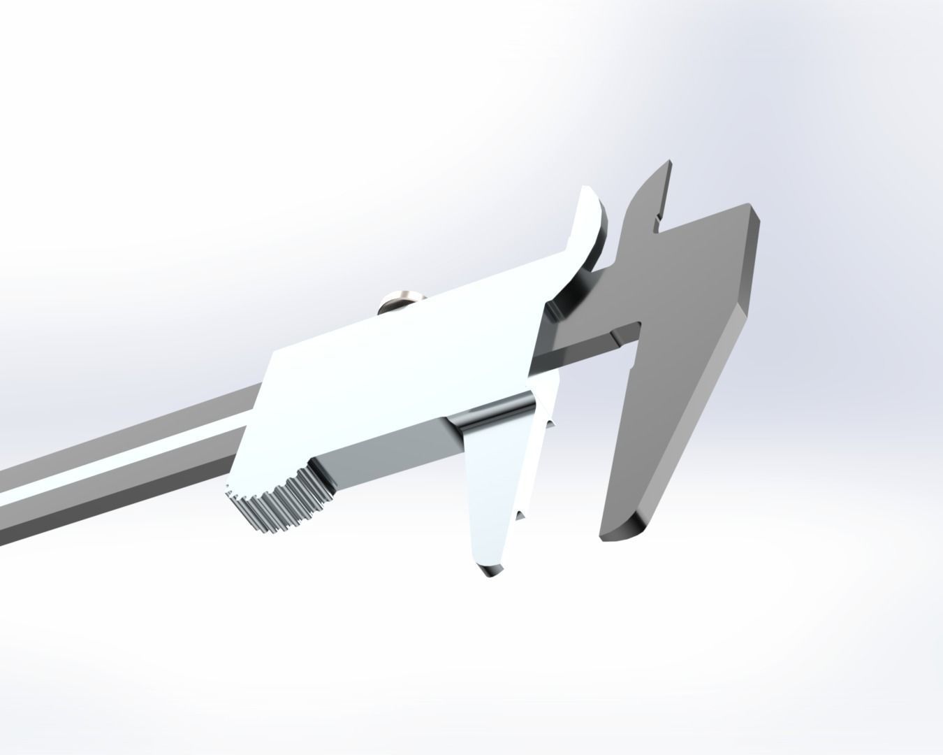 Vernier Caliper 0-150mm 3D model_2