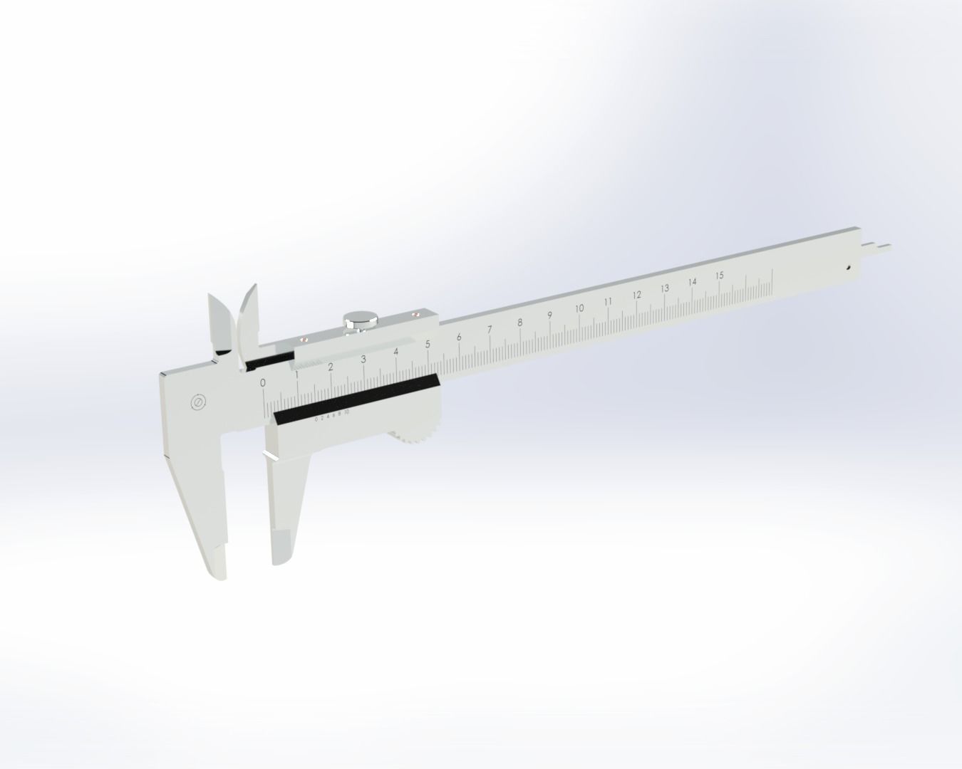Vernier Caliper 0-150mm 3D model_14