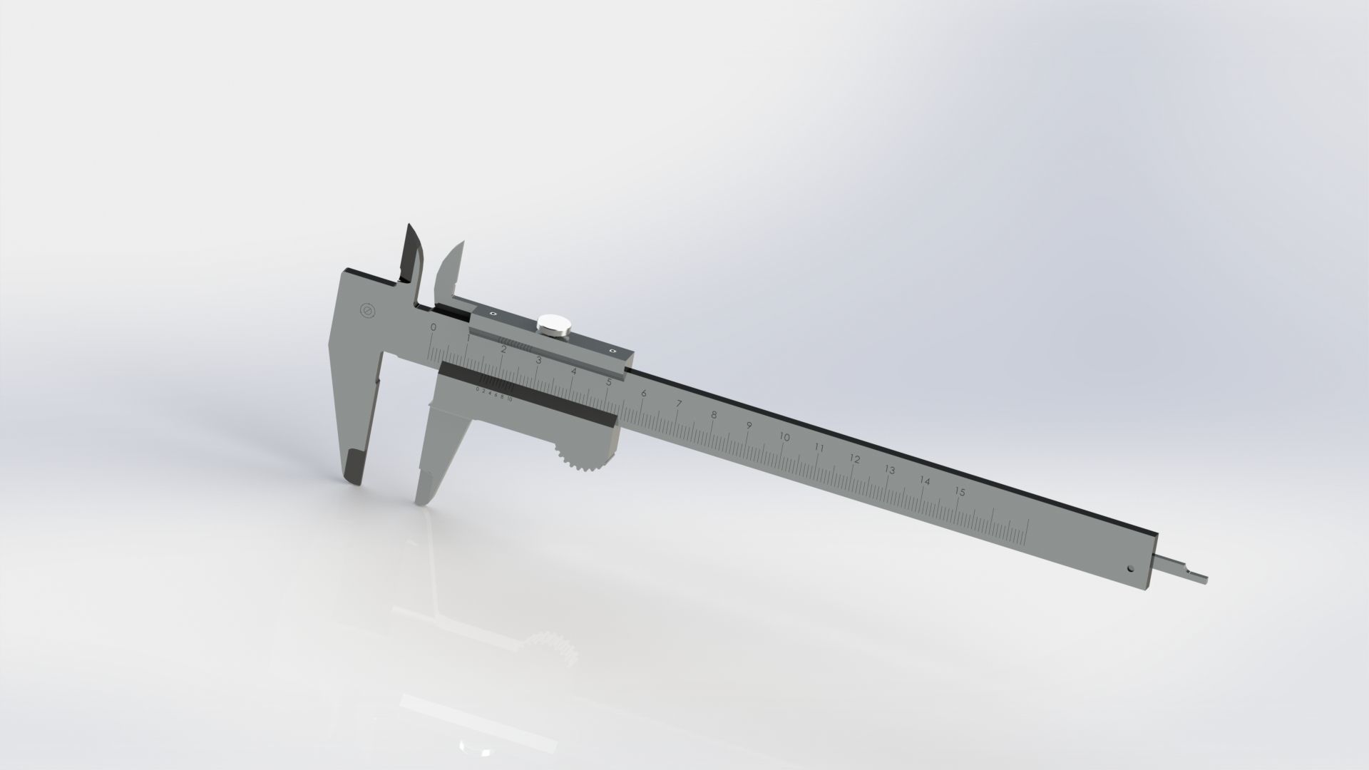 Vernier Caliper 0-150mm 3D model_18
