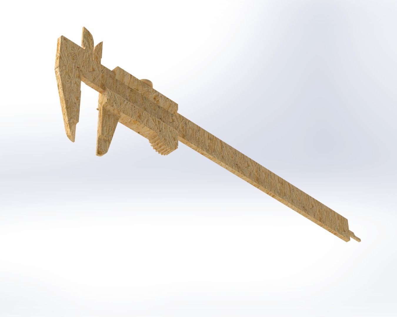 Vernier Caliper 0-150mm 3D model_13