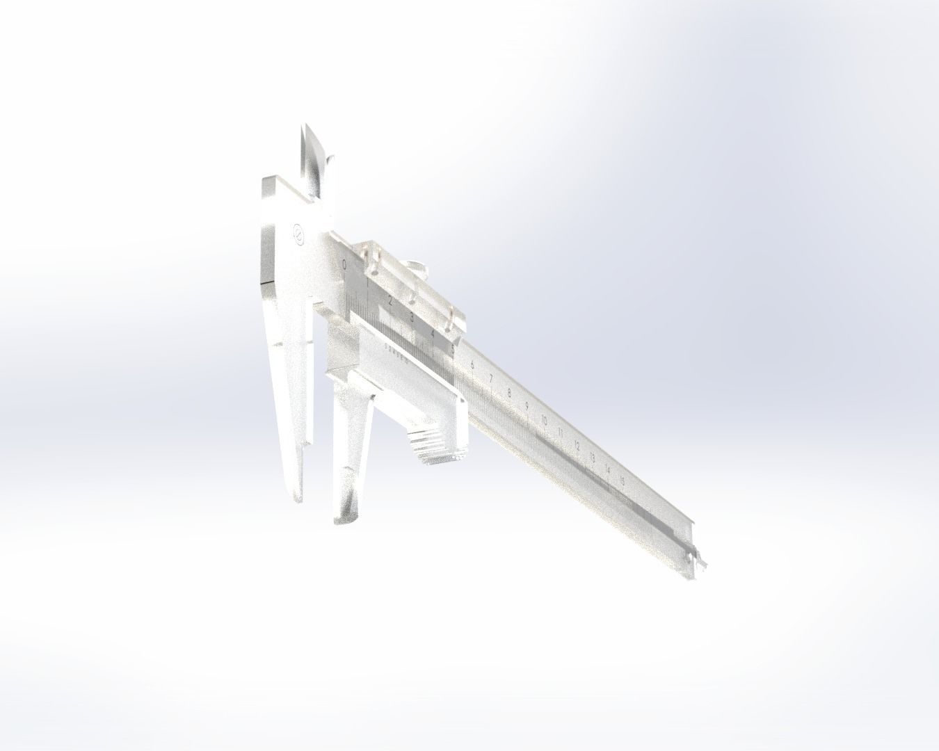 Vernier Caliper 0-150mm 3D model_10