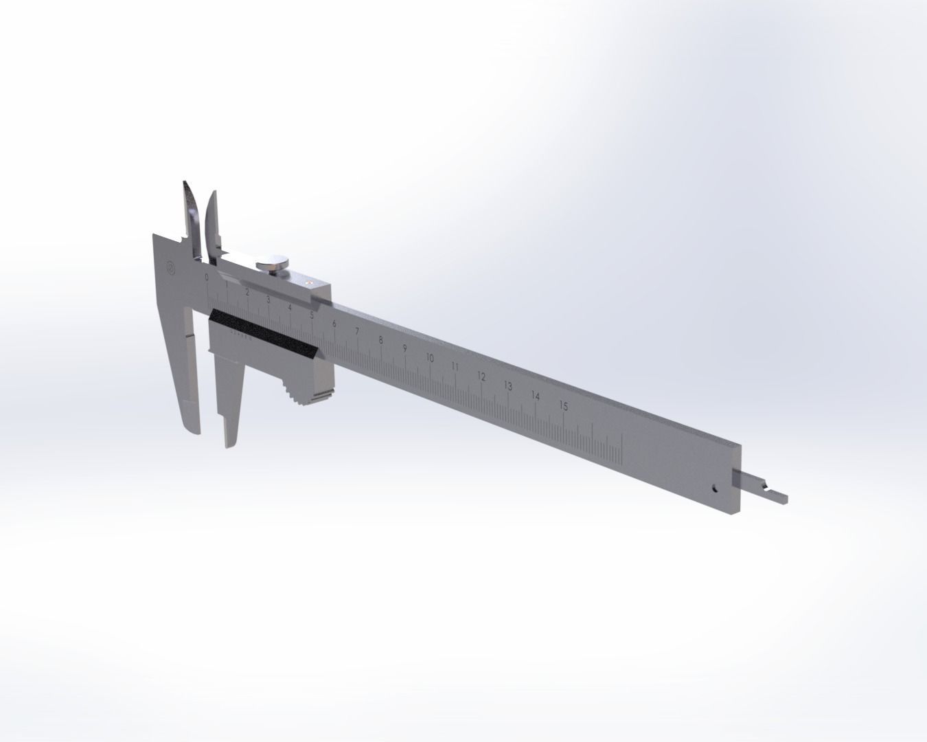 Vernier Caliper 0-150mm 3D model_12