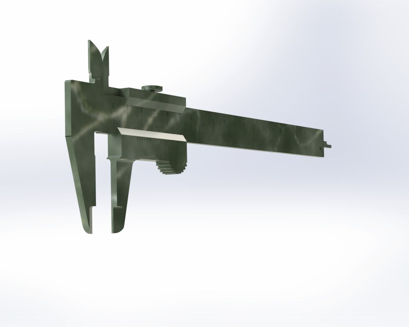 Vernier Caliper 0-150mm 3D model_5
