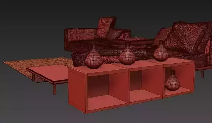 Sofa Meridiani Timothy 3D model
