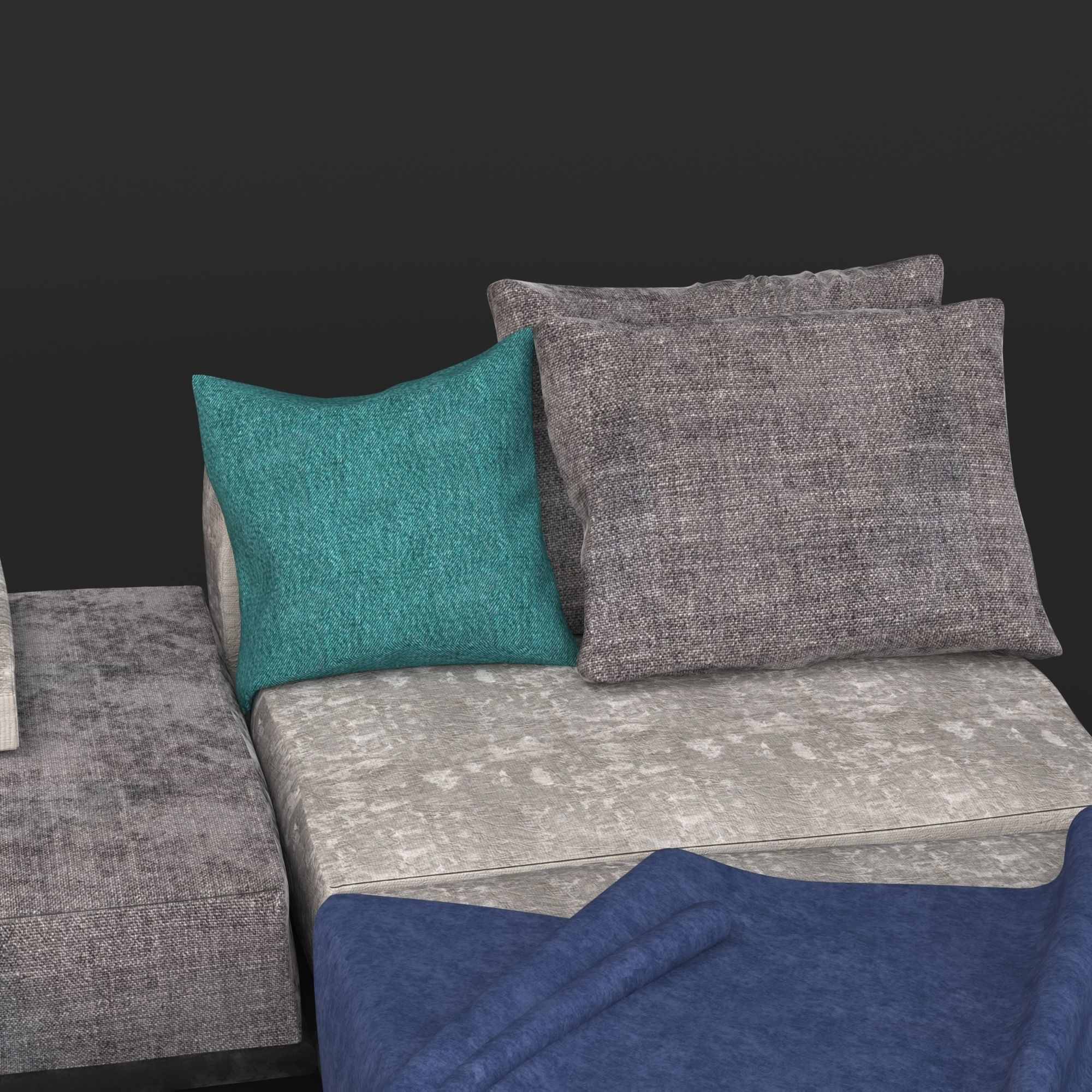 Sofa Meridiani Timothy 3D model_6