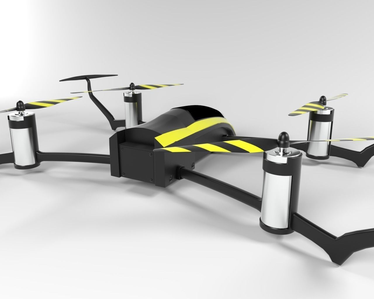 Racing Drone V02 3D model_2