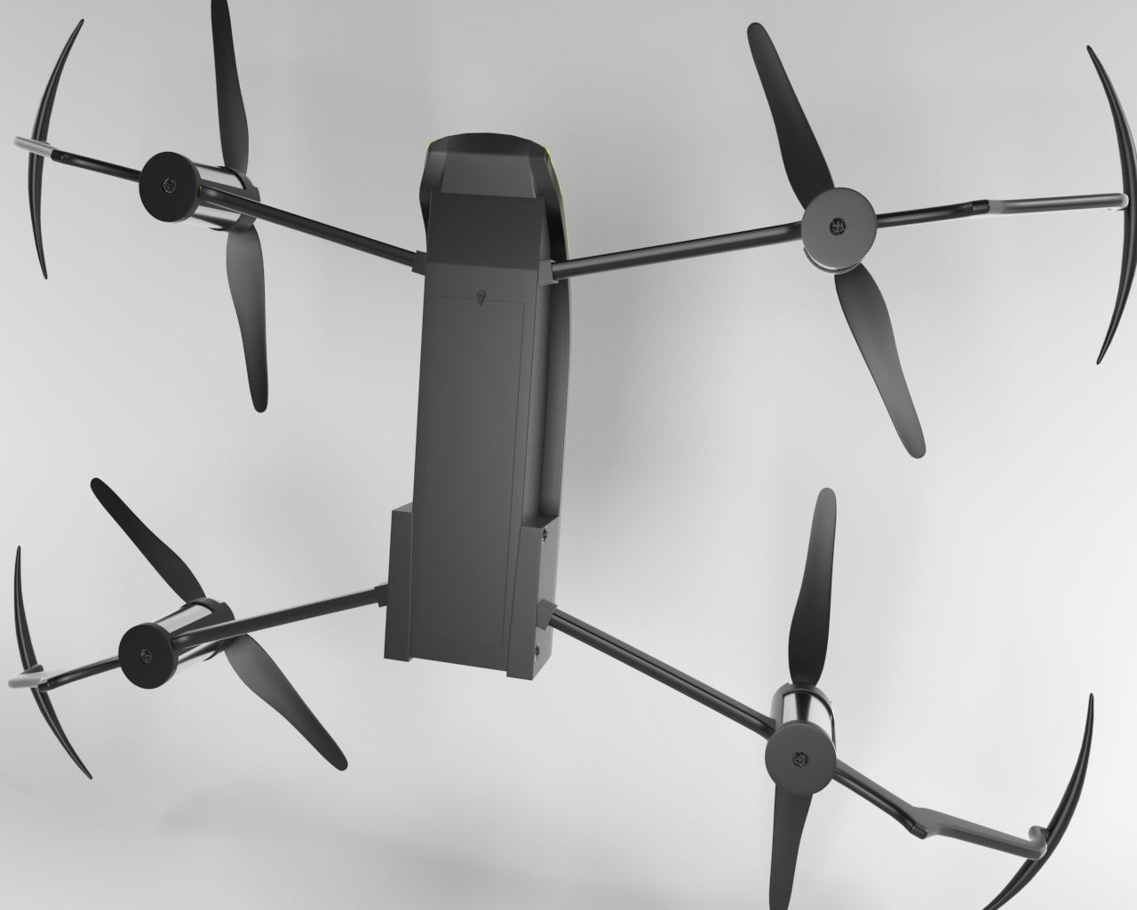 Racing Drone V02 3D model_3