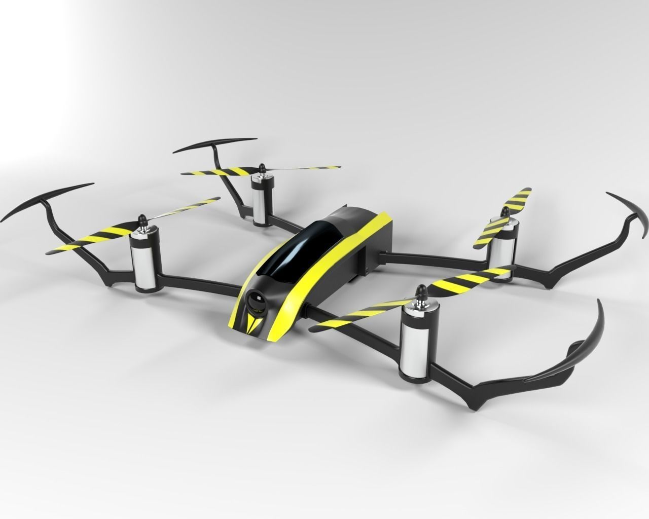 Racing Drone V02 3D model_0