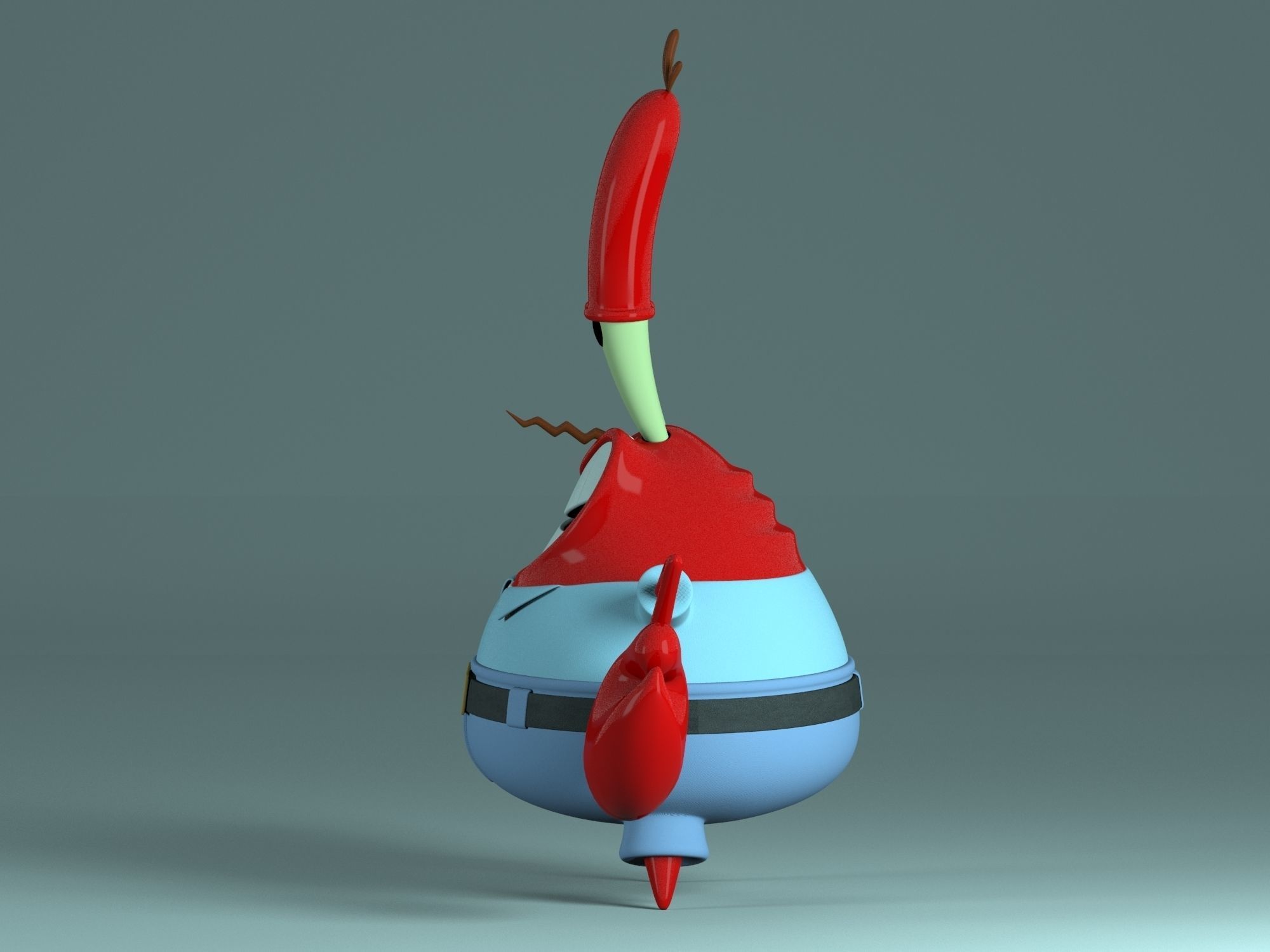 Mr Krabs - Sirigueijo 3D model_2