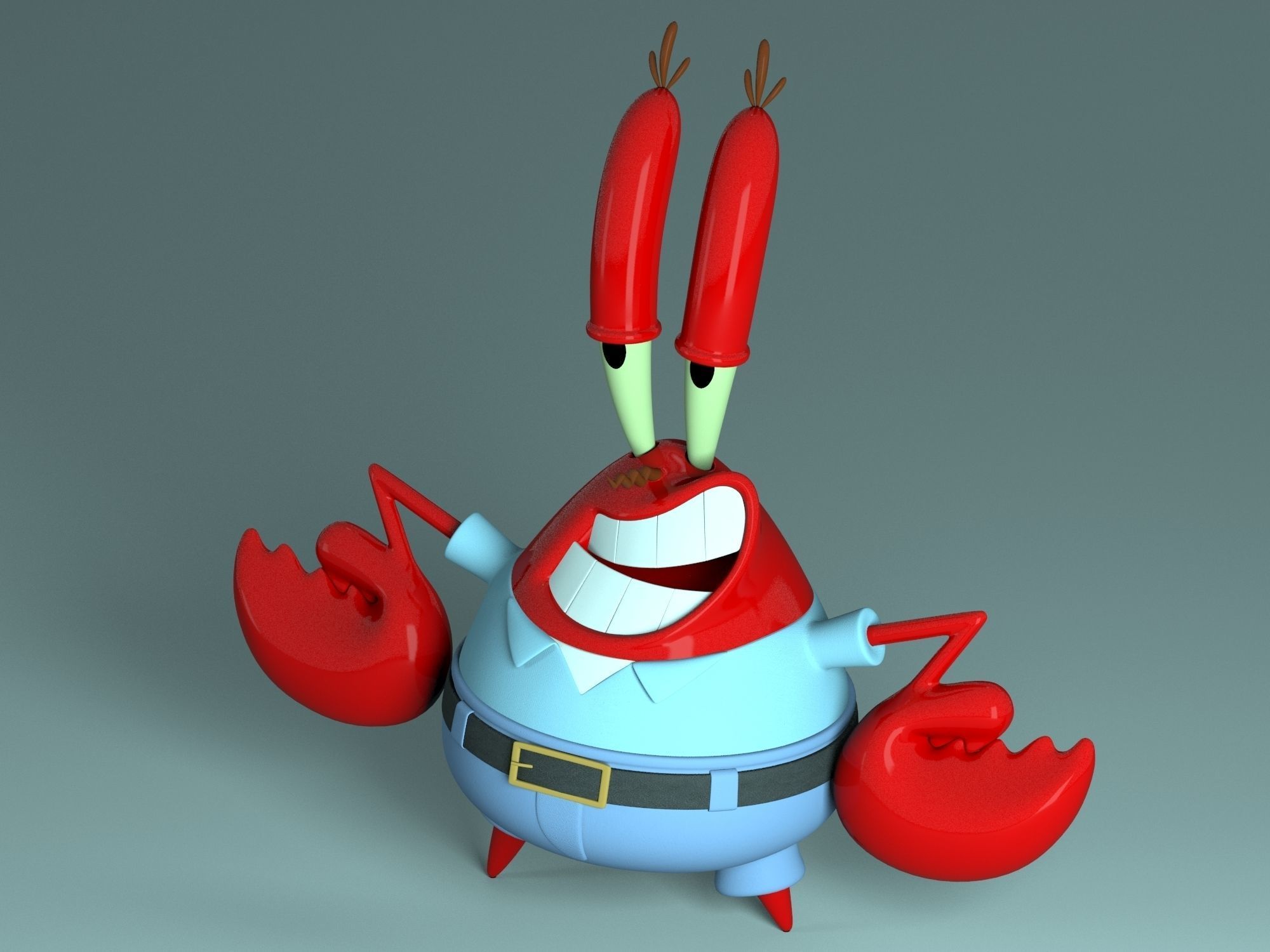 Mr Krabs - Sirigueijo 3D model_1