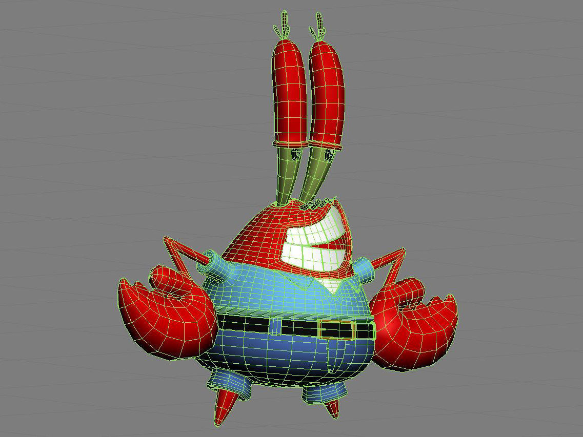 Mr Krabs - Sirigueijo 3D model_4
