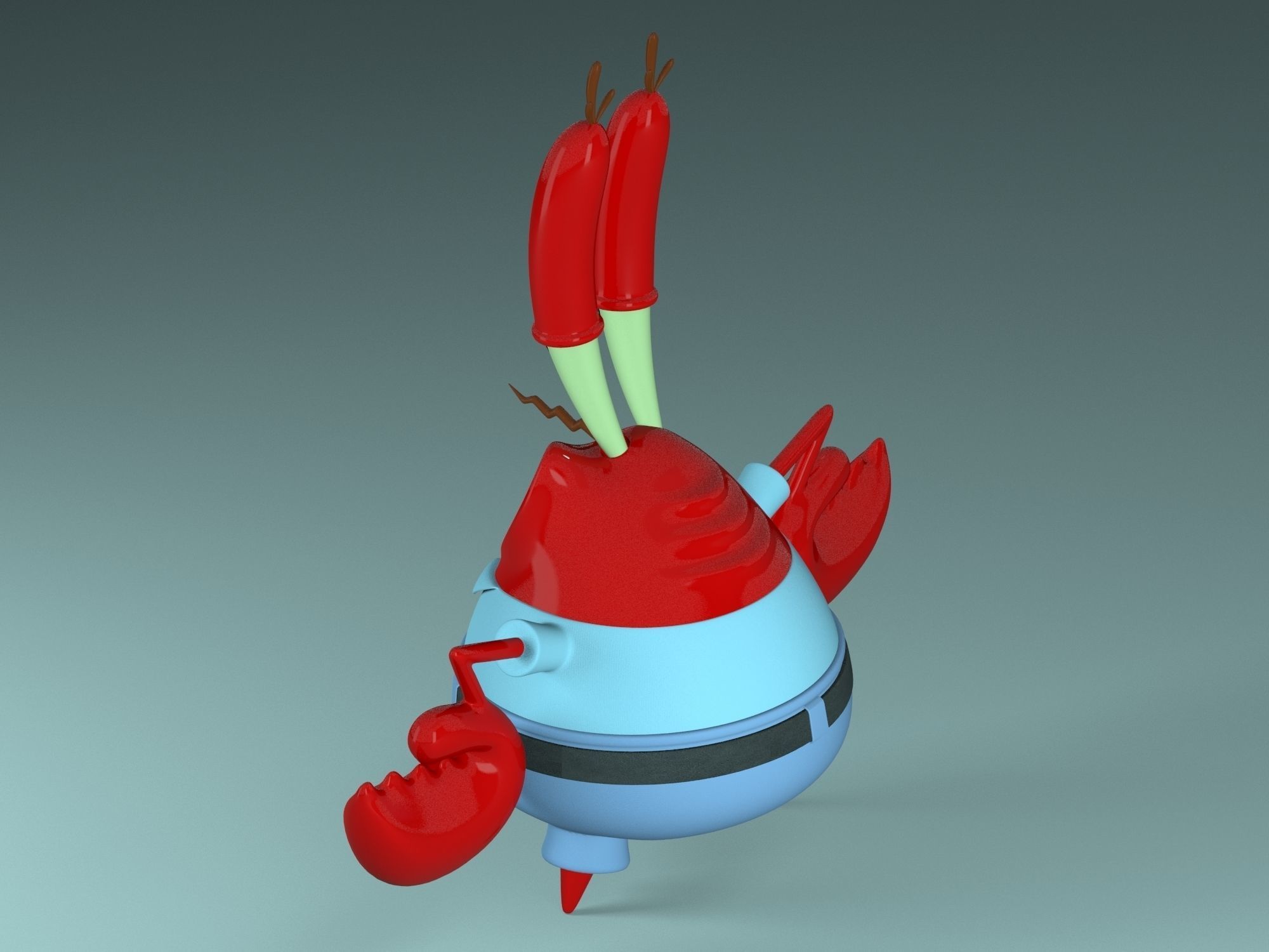 Mr Krabs - Sirigueijo 3D model_3