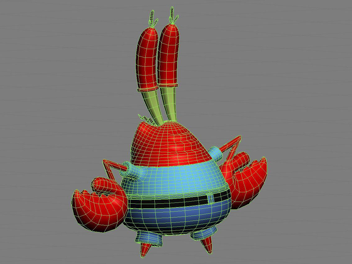 Mr Krabs - Sirigueijo 3D model_5