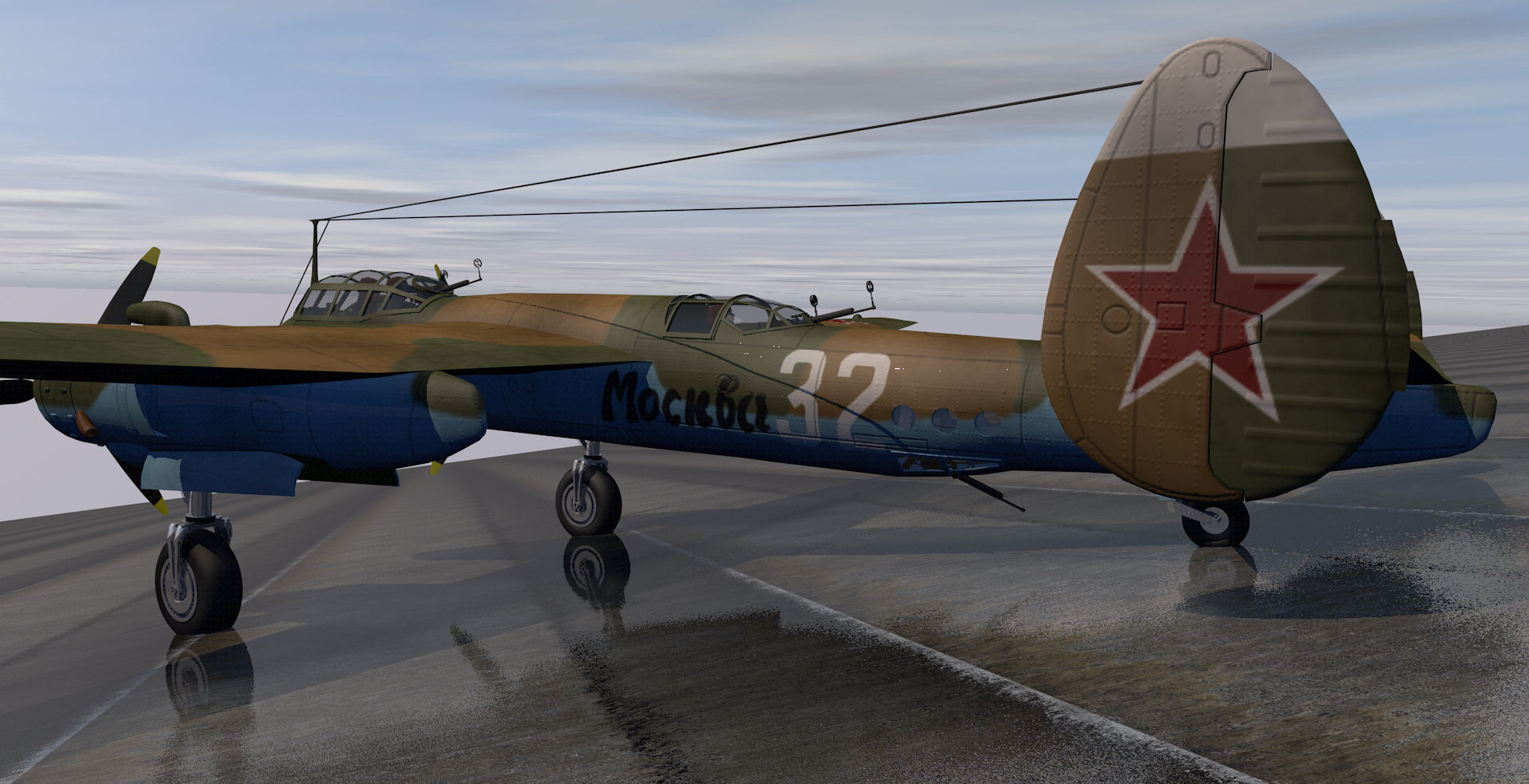Tupolev TU-2 3D model_4