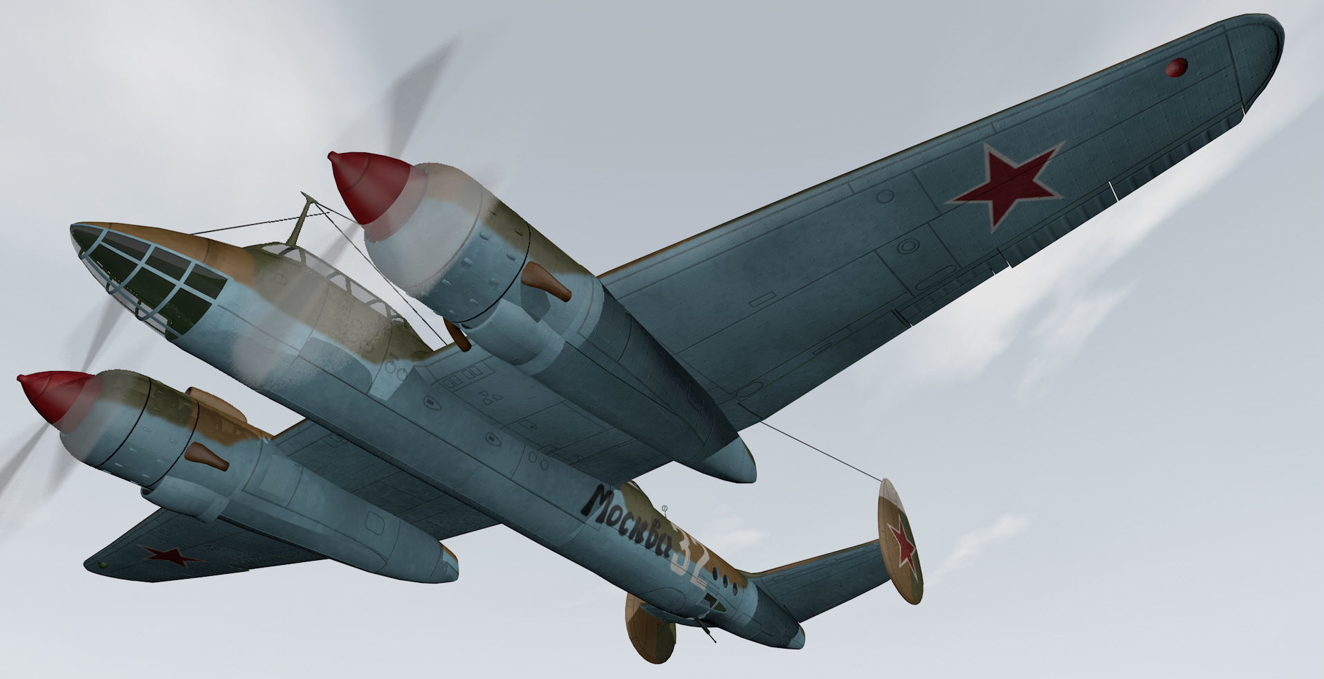 Tupolev TU-2 3D model_10