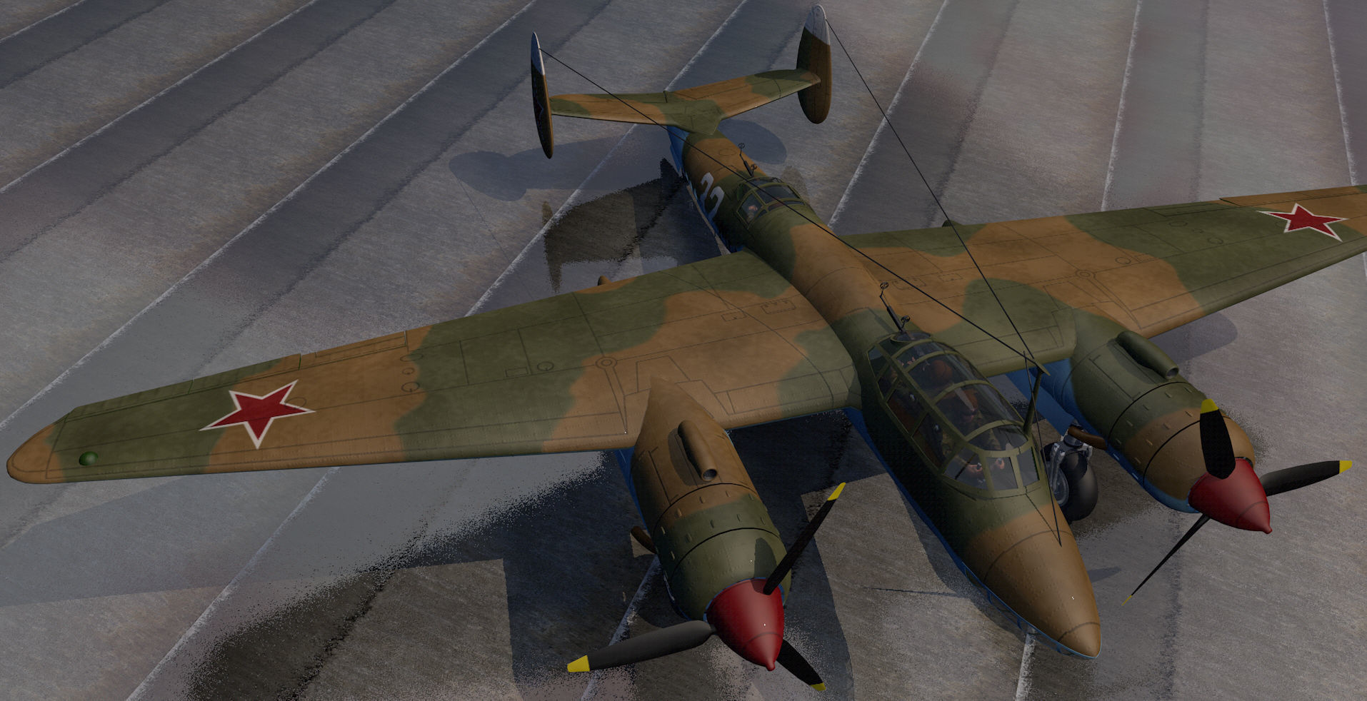 Tupolev TU-2 3D model_8