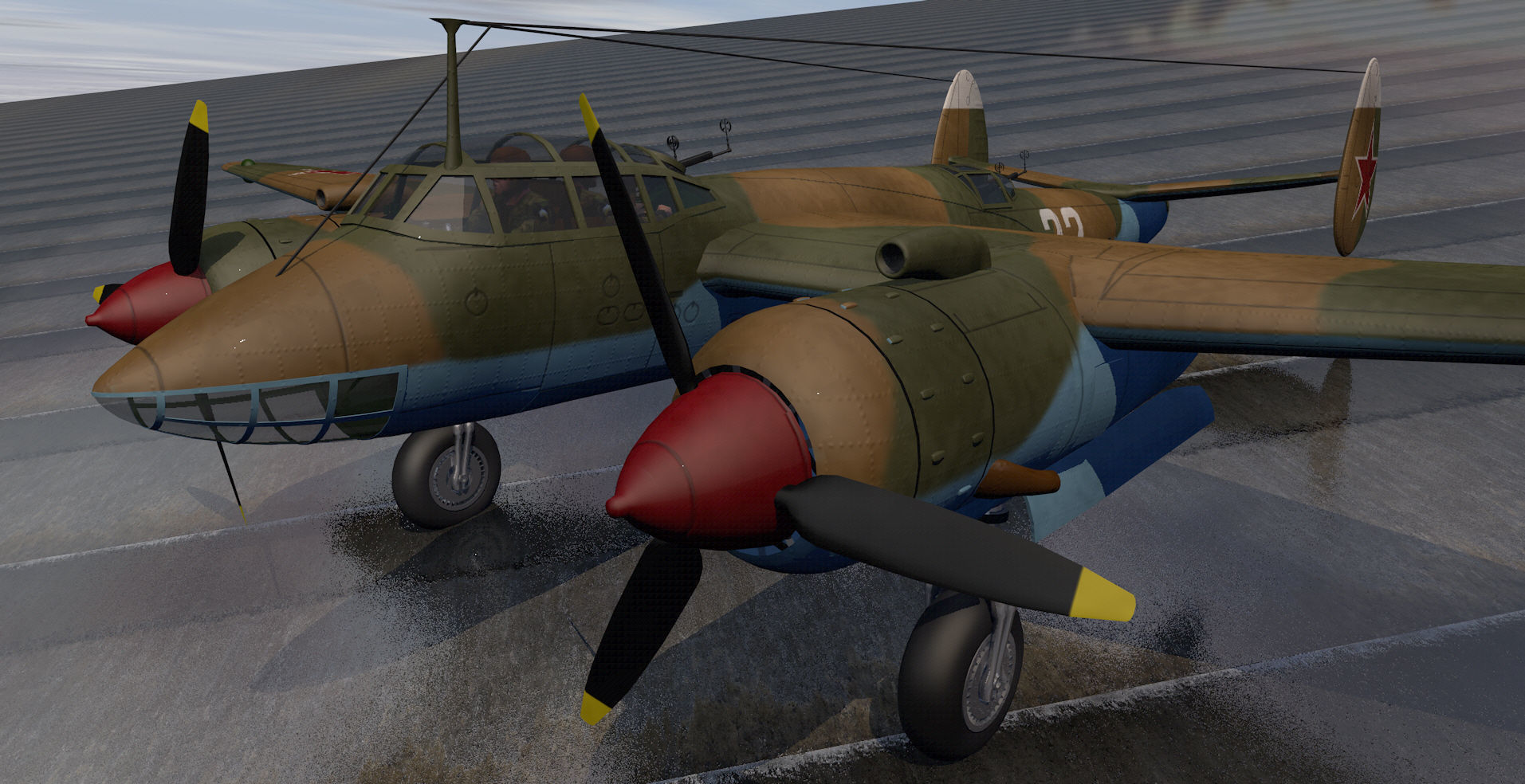 Tupolev TU-2 3D model_2