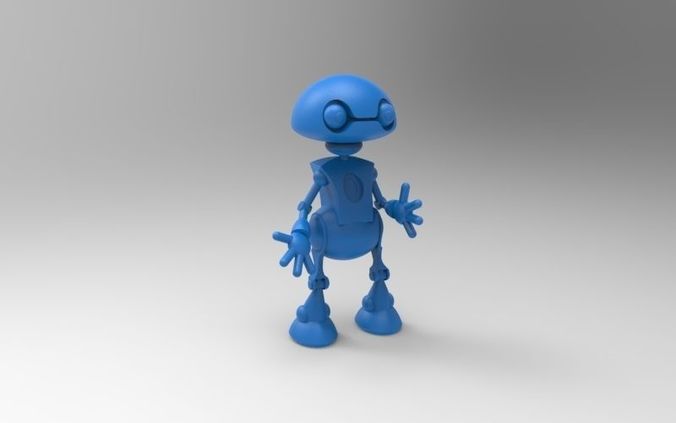 Robot toy 3D print model