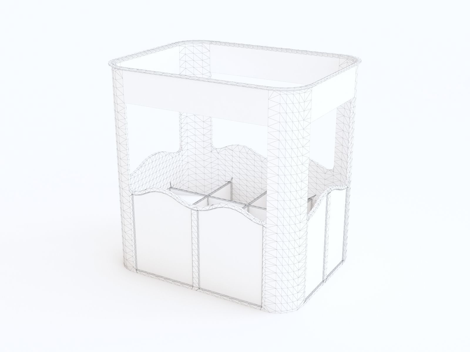 Plastic crate vol 01 3D model_5