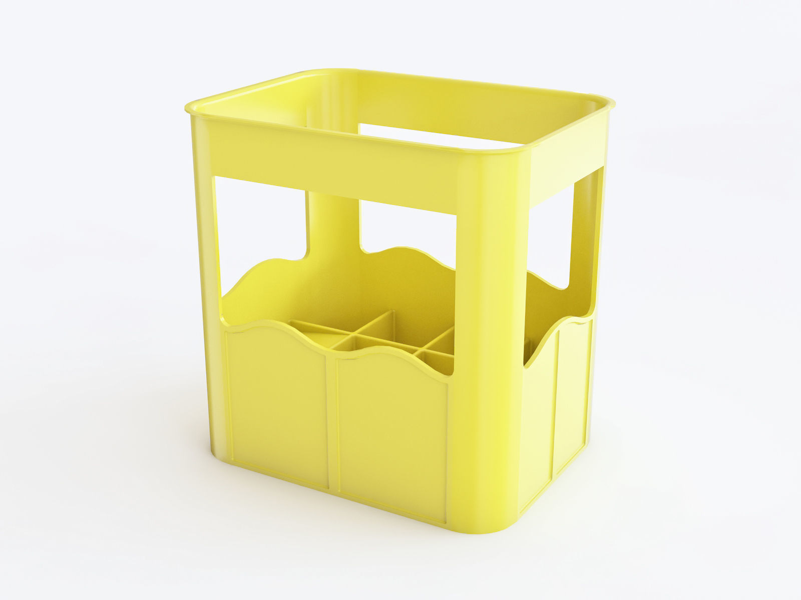 Plastic crate vol 01 3D model_4