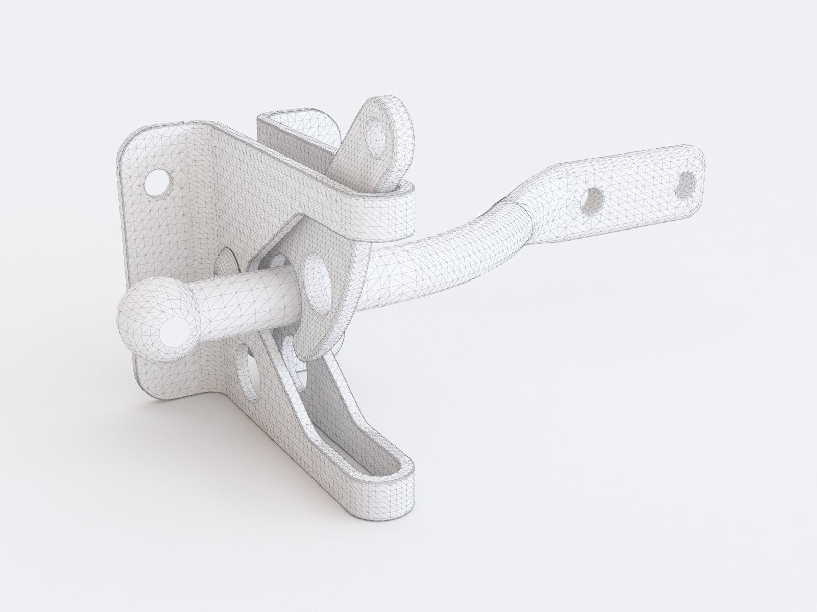 Door latch vol 01 3D model_13