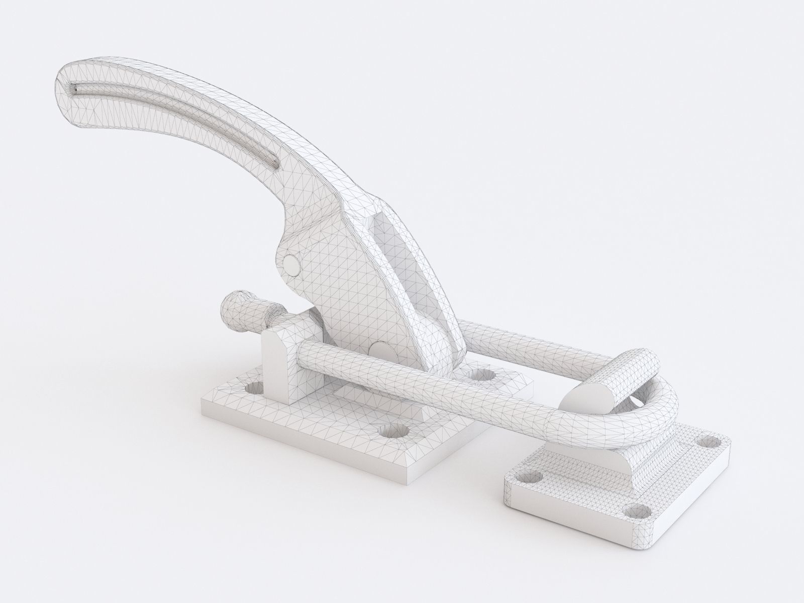 Door latch vol 01 3D model_9