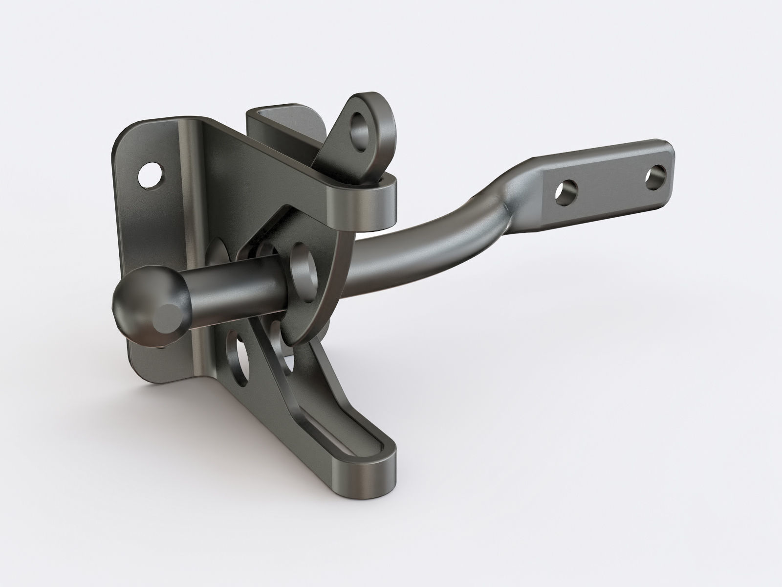 Door latch vol 01 3D model_12
