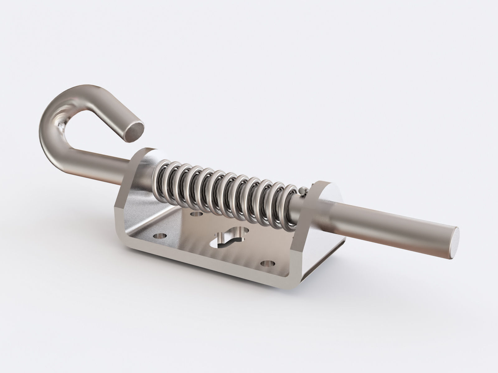 Door latch vol 01 3D model_6