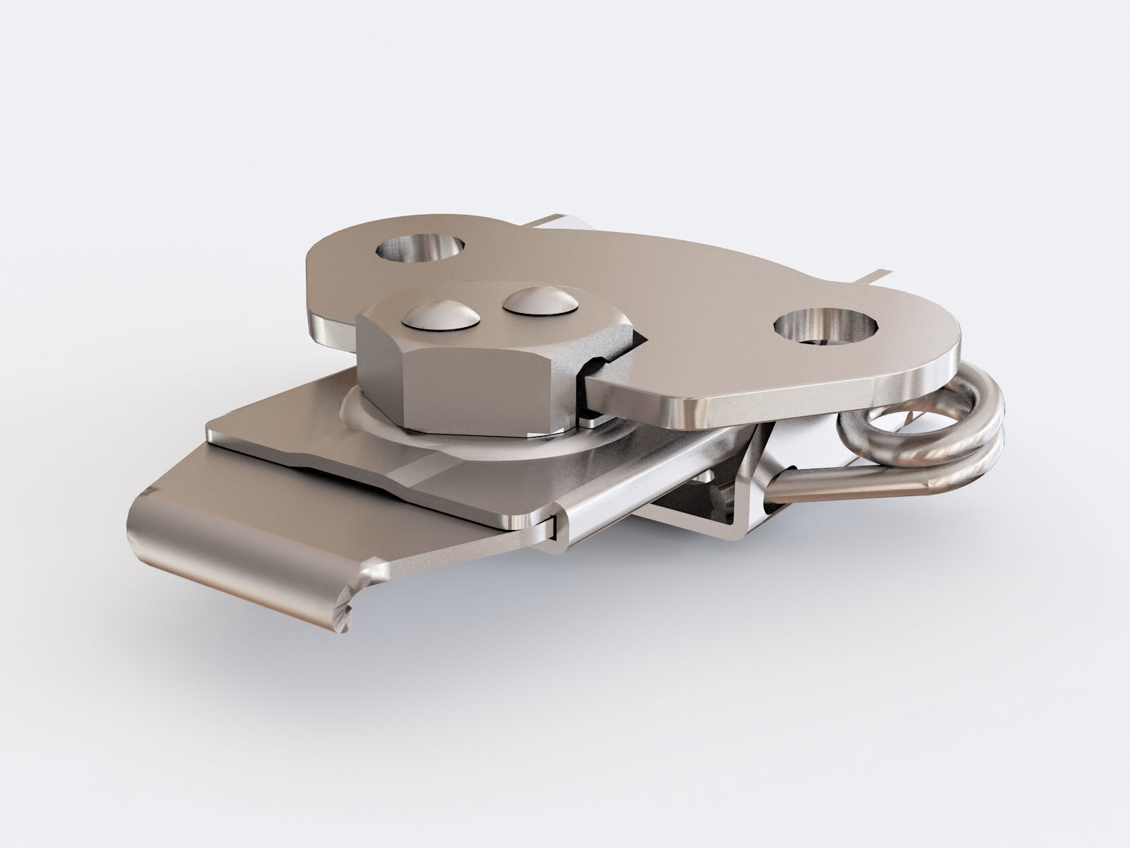 Door latch vol 01 3D model_2