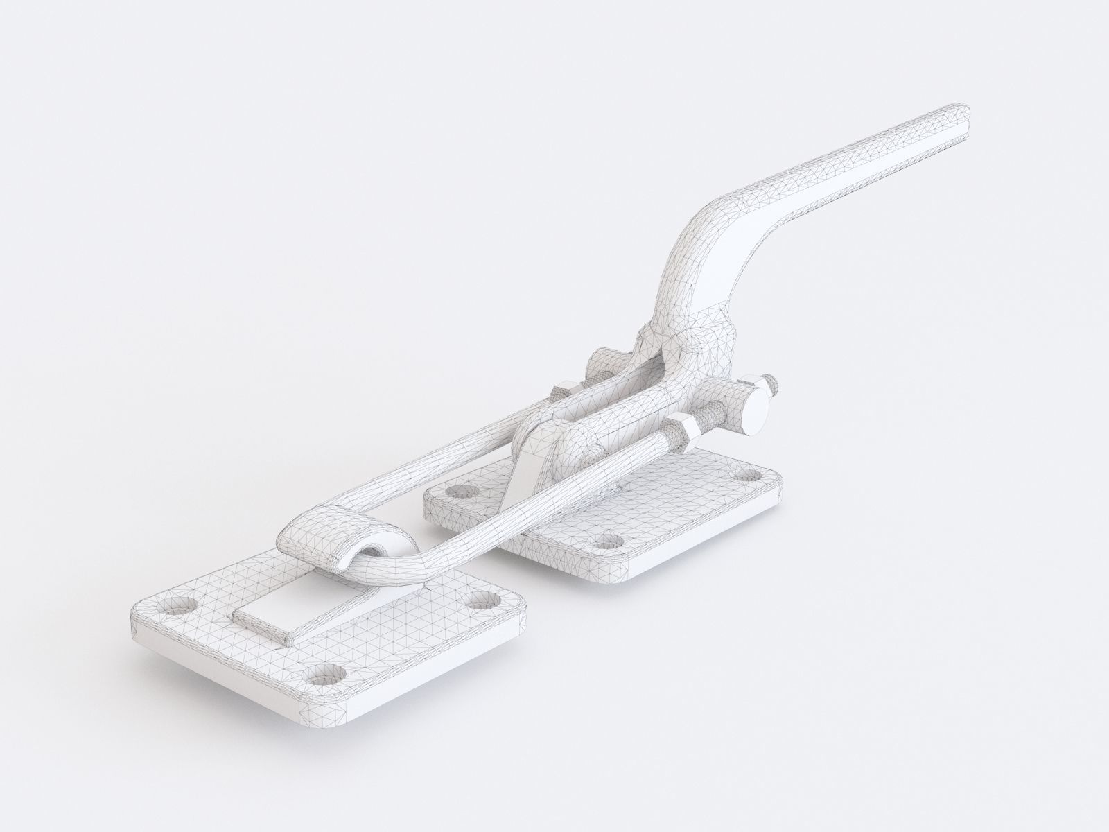 Door latch vol 01 3D model_11