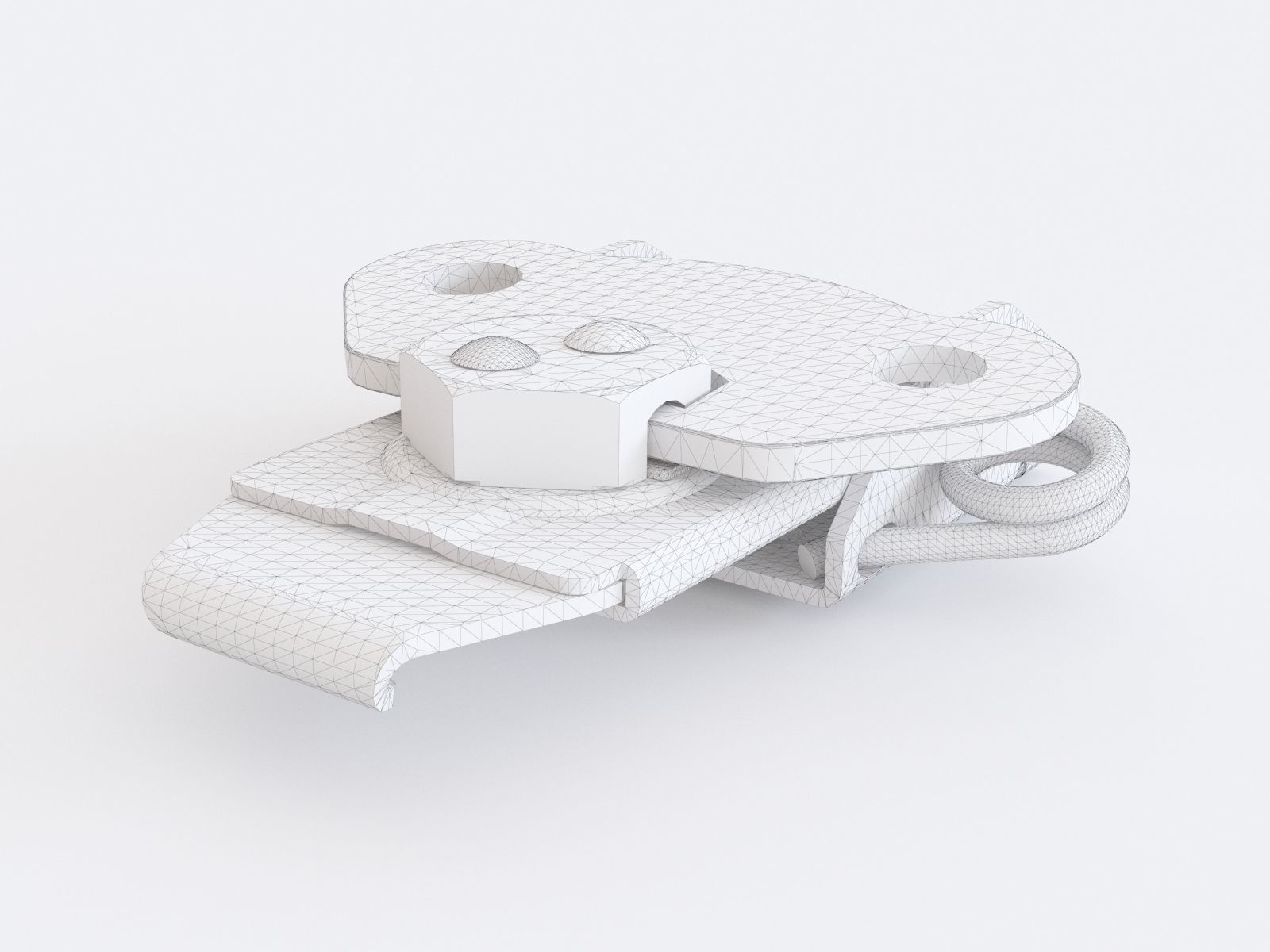 Door latch vol 01 3D model_3
