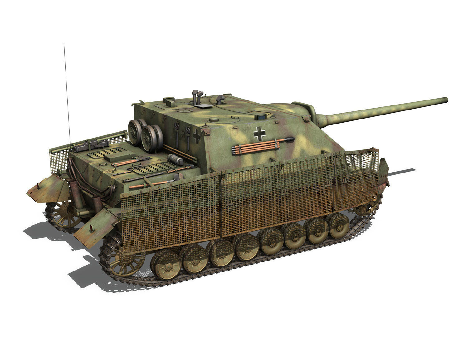 Jagdpanzer IV L70A 3D model_5