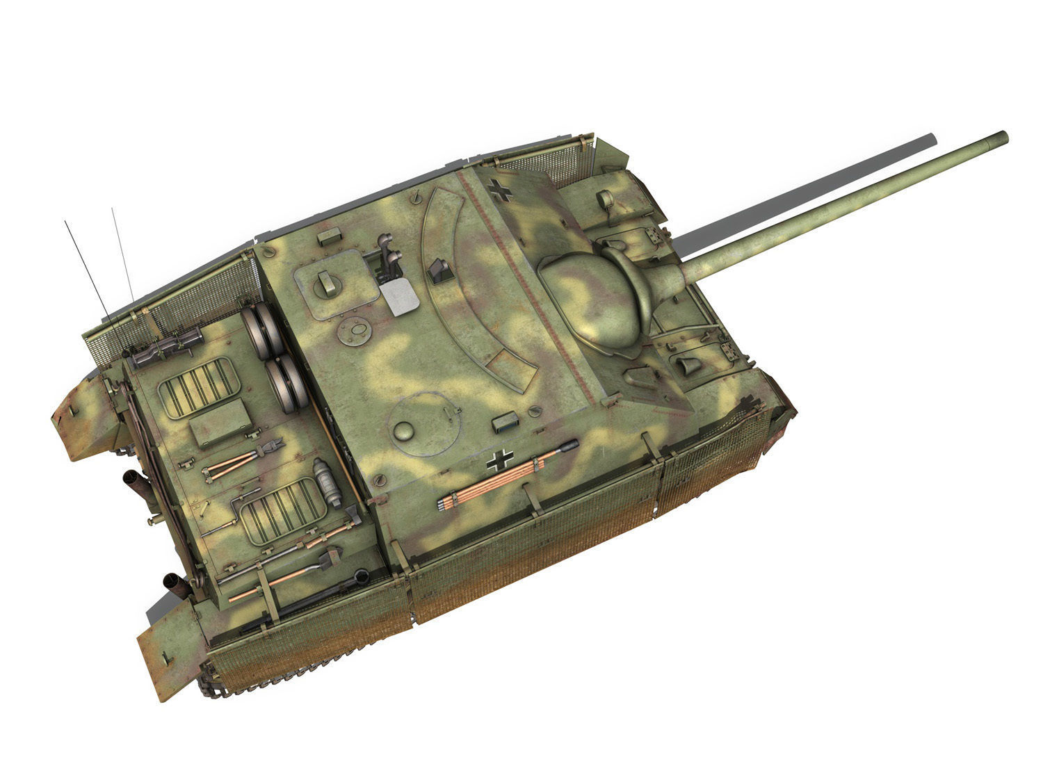 Jagdpanzer IV L70A 3D model_6