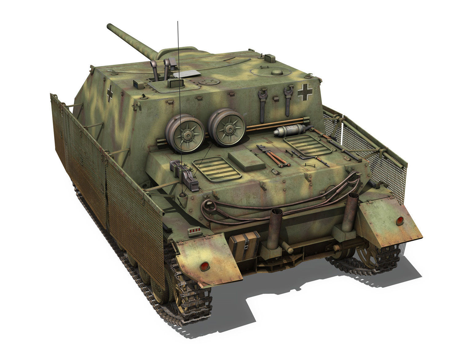 Jagdpanzer IV L70A 3D model_4