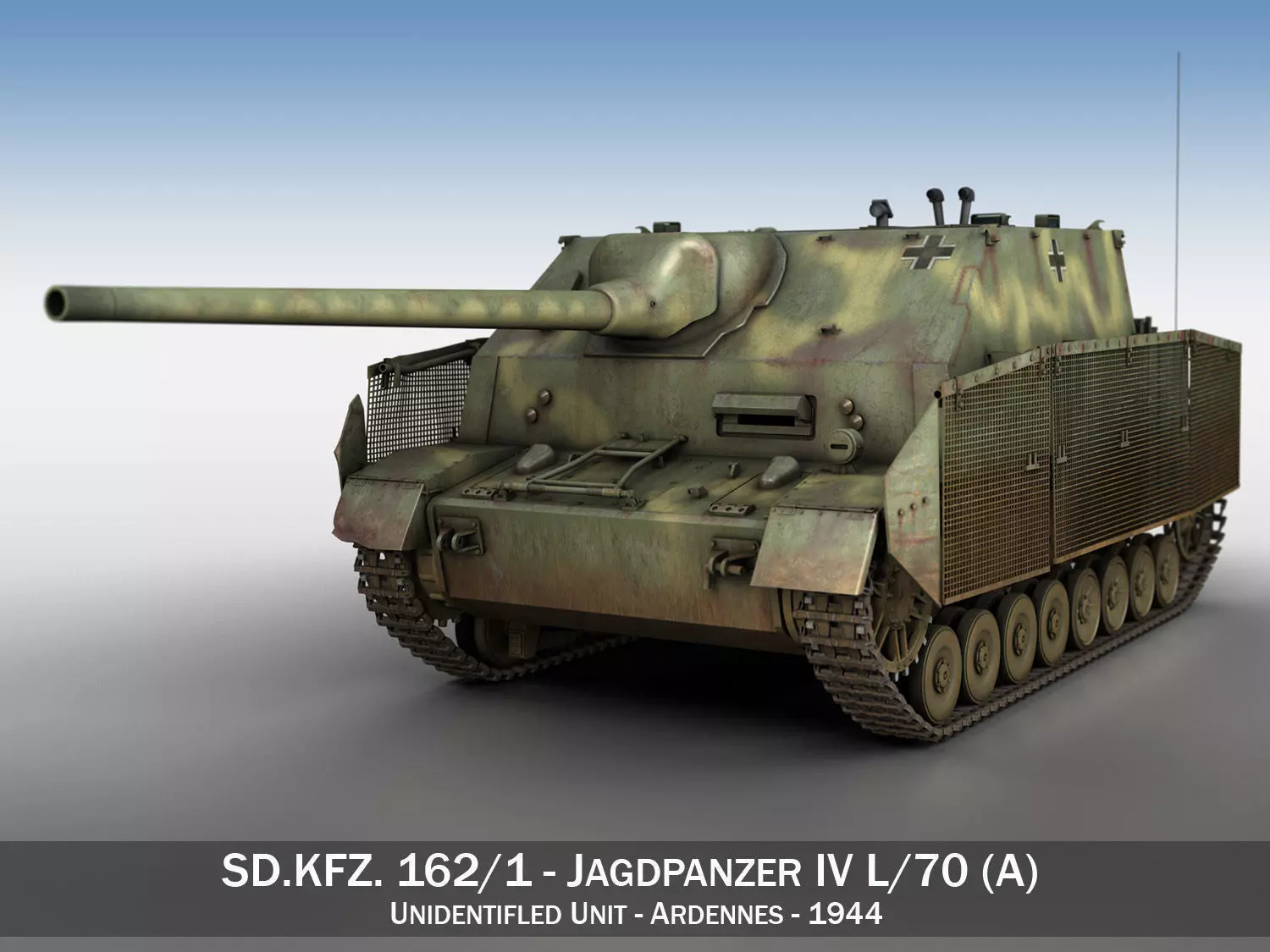 Jagdpanzer IV L70A 3D model_0