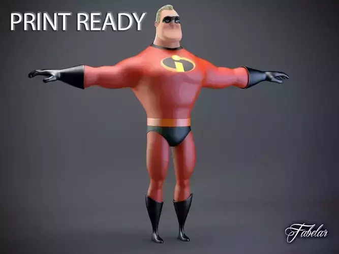 Mr Incredible Printable 3D print model