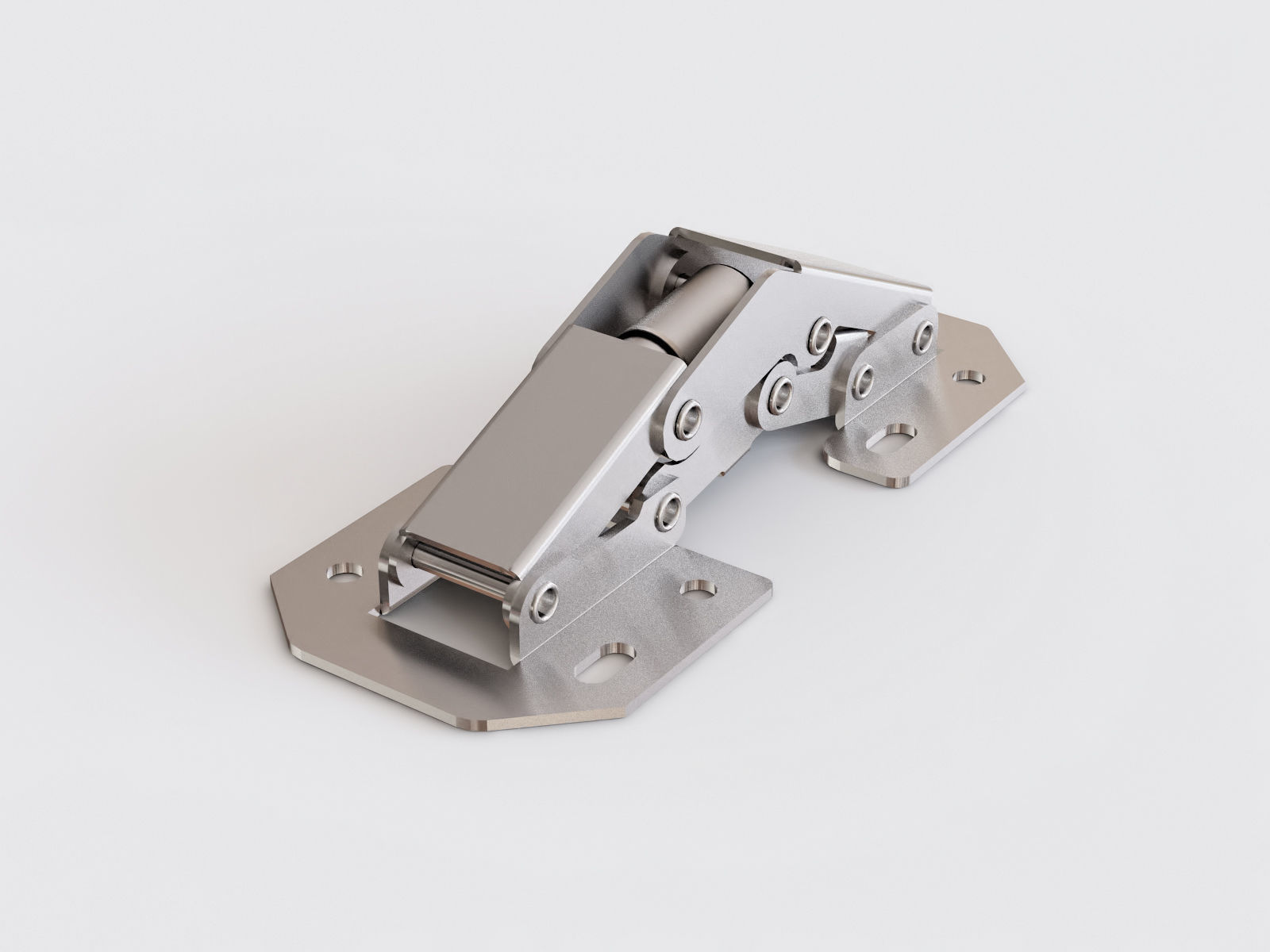 Door hinge vol 04 3D model_8