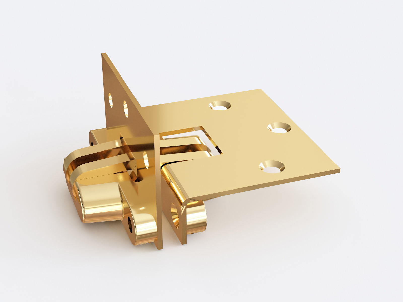 Door hinge vol 04 3D model_10