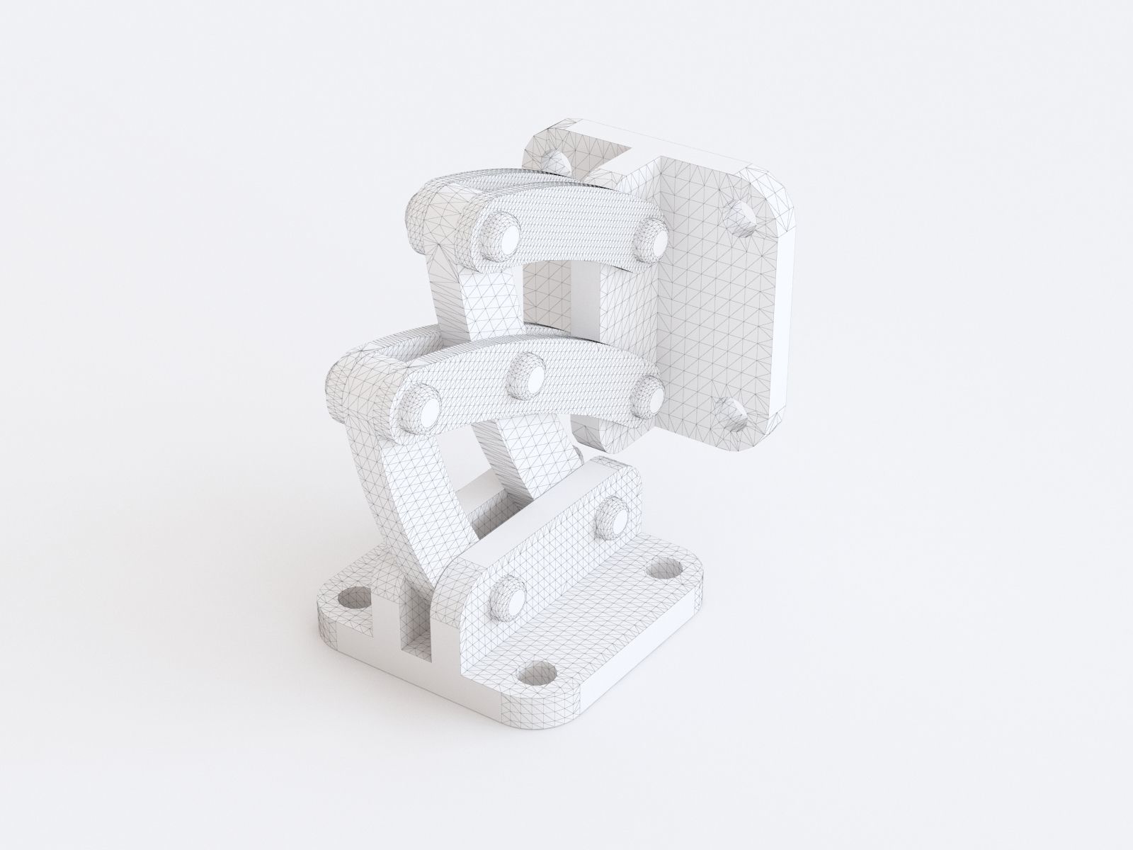 Door hinge vol 04 3D model_3