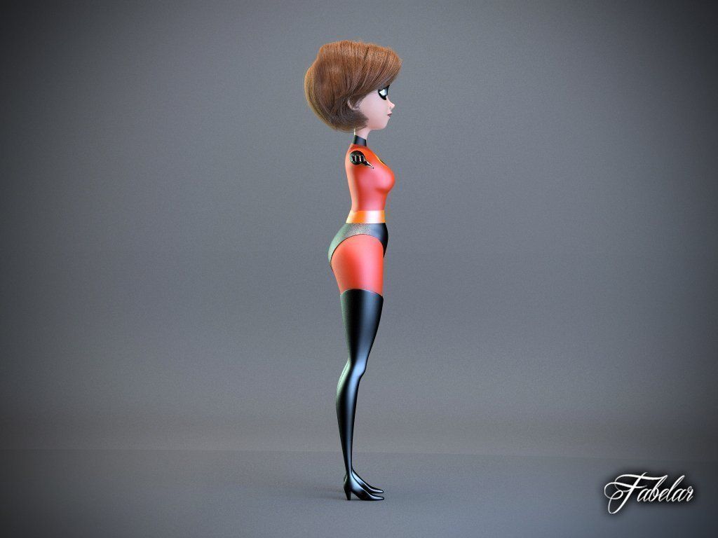 Elastigirl Printable 3D print model_2
